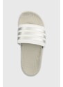 Šľapky adidas dámske, biela farba, na platforme, IE9703
