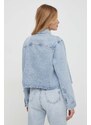 Rifľová bunda Calvin Klein Jeans dámska, prechodná, oversize, J20J222998