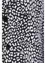 Sako MICHAEL Michael Kors čierna farba, jednoradová, vzorovaná