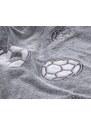 Sleeptime Žiara v tme Soccer Grey 140x200/220, 60x70cm