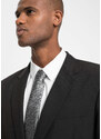 bonprix 4-dielny oblek: sako, nohavice, košeľa, kravata, farba čierna
