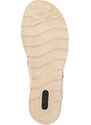 RIEKER Dámske sandále REMONTE D3075-60 béžová S4