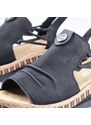 Dámske sandále RIEKER V7972-00 čierna S4