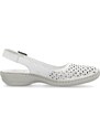 Dámske sandále RIEKER 41350-80 biela S4