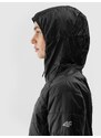 4F Dámska trekingová bunda s recyklovanou výplňou Primaloft Black Insulation Eco - čierna