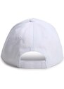 Detská baseballová čiapka Michael Kors biela farba, s nášivkou