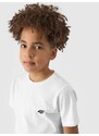 4F Chlapčenské tričko - biele