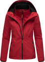 Dámska outdoorová bunda s kapucňou Eerdbeere Marikoo - DARK RED