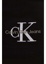 Detské krátke nohavice Calvin Klein Jeans čierna farba
