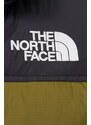 Páperová vesta The North Face 1996 RETRO NUPTSE VEST pánska, zelená farba, zimná, NF0A3JQQPIB1