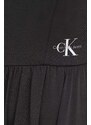 Overal Calvin Klein Jeans čierna farba,v výstrih,J20J223315