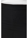 Trendyol Curve Black High Waist Midi Woven Skirt