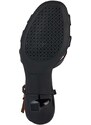 Kožené sandále Geox D ERAKLIA R 80 čierna farba, D45D3C 000TU C9999