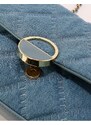 Blancheporte Prešívaná kabelka v džínsovom vzhľade modrá 000