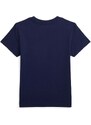 Detské bavlnené tričko Polo Ralph Lauren tmavomodrá farba, s potlačou