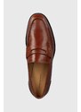 Kožené mokasíny Vagabond Shoemakers MARIO pánske, hnedá farba, 4961-001-27