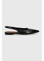 Kožené balerínky Vagabond Shoemakers HERMINE HERMINE čierna farba, s otvorenou pätou, 5733-101-20