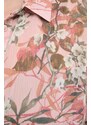 Košeľa Guess CLOUIS dámska, ružová farba, regular, s klasickým golierom, W3GH97 WDW82