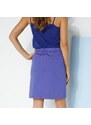 Blancheporte Rovná twilová sukňa fialová 036