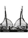 Calvin Klein Underwear Podprsenka čierna / biela