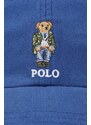 Detská bavlnená šiltovka Polo Ralph Lauren jednofarebná