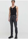 Rifle Karl Lagerfeld Jeans pánske, šedá farba