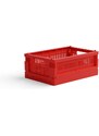 Skladacia prepravka mini Made Crate - so bright red