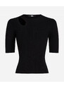 SVETER KARL LAGERFELD CUT OUT KNIT TOP