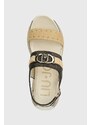 Sandále Liu Jo LIU JO MAXI WONDER SANDAL 27 dámske, hnedá farba, na platforme, BA4107EX171S3230