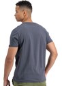Alpha Industries LABEL T tričko pánske greyblack