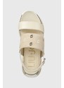 Sandále Liu Jo LIU JO MAXI WONDER SANDAL 08 dámske, béžová farba, na platforme, BA4109PX310S3191