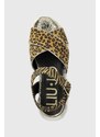 Semišové sandále Liu Jo LIU JO MAXI WONDER SANDAL 11 dámske, béžová farba, na platforme, BA4105PX195S19C1