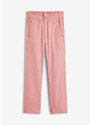 bonprix Strečové nohavice s pohodlným pásom, farba ružová