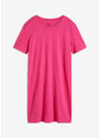 bonprix Nočná košeľa, oversized, z vypaľovaného vlákna, farba ružová, rozm. 36/38