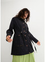 bonprix Parka bunda, bavlnená, utility štýl, polodlhá, farba čierna