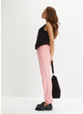 bonprix Strečové nohavice s pohodlným pásom, farba ružová