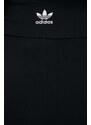 Legíny adidas Originals dámske, čierna farba, jednofarebné, IA6446