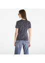Dámské tričko Calvin Klein Jeans Label Washed Rib Slim Short Sleeve Tee Gray