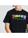 Pánske tričko Thrasher Rainbow Mag Tee Black