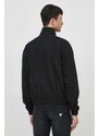 Bunda Calvin Klein Jeans pánska,čierna farba,prechodná,oversize,J30J325316