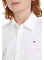 Detská košeľa Tommy Hilfiger biela farba,KB0KB06965