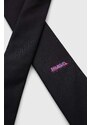 Hodvábna kravata HUGO čierna farba,50515589