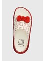 Šľapky Crocs Hello Kitty Stomp Slide dámske, biela farba, na platforme, 209815