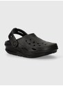 Detské šľapky Crocs OFF GRID CLOG čierna farba
