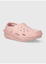 Detské šľapky Crocs OFF GRID CLOG ružová farba