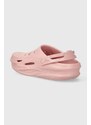 Detské šľapky Crocs OFF GRID CLOG ružová farba