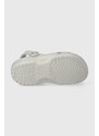 Detské šľapky Crocs CLASSIC GLITTER CLOG šedá farba
