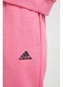 Tepláková súprava adidas dámsky, ružová farba