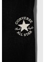 Detské tepláky Converse čierna farba, s nášivkou