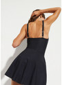 bonprix Sťahovacie kúpacie šaty z recyklovaného polyamidu, stredný tvarujúci efekt, farba čierna